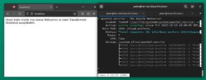 Abbildung 8: Mit den Optionen <code>--root</code> und <code>--init</code> angelegte Distrobox-Container k&ouml;nnen Sie auch Server-Dienste bereitstellen.