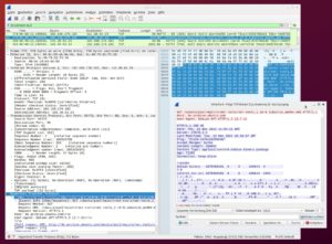 Abbildung 3: Wireshark erlaubt es, Pakete auf allen Ebenen und in allen Details zu analysieren. Hier finden sich Header der Protokolle Ethernet, IP, TCP und HTTP. Folgen Sie dem TCP-Stream, um die ganze Kommunikation zu sehen (rechts unten).