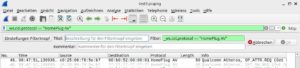 Abbildung 6: Selbst definierte Filterkn&ouml;pfe blendet die Software rechts vom Filter-Eingabefeld ein.