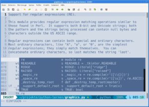 Abbildung 8: Das Plugin Youcompleteme bietet die automatische Ergänzung von Schlüsselworten.