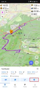 Abbildung 3: Osmand geh&ouml;rt zu den Smartphone-Navigations-Apps, die auf dem PC vorbereitete Routen nutzen k&ouml;nnen.