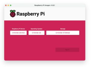Abbildung 3: Raspberry Pi Imager installiert Raspberry Pi OS auf einer MicroSD-Karte.