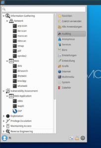 Abbildung 4: Der Gro&szlig;teil der verf&uuml;gbaren Tools findet sich unter <span class="ui-element">Auditing</span> in weiteren Subkategorien.