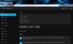 Abbildung 4: Das Dashboard gibt einen systemweiten &Uuml;berblick und gestattet Modifikationen der Konfiguration.