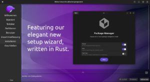 Abbildung 2: Als Installationsassistent kommt mit Calamares altbewährte Software zum Einsatz.