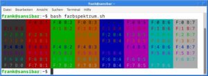 Abbildung 2: Ein Farbspektrum erzeugen.