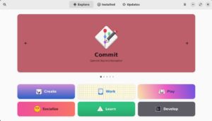 Abbildung 3: Der App Store von GnoppixNG verwaltet neben den herkömmlichen APT-Archiven auch Flatpak-Pakete.