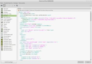 Abbildung 3: Fortgeschrittene Anwender können die Konfiguration manuell per XML-Datei modifizieren.