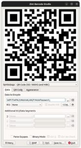 Abbildung 3: Eine WLAN-Verbindung l&auml;sst sich &uuml;ber einen QR-Code einfach einrichten, ohne die Zugangsdaten abzutippen.