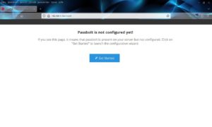 Abbildung 1: Den Passbolt-Server konfigurieren Sie über eine webbasierte Routine.