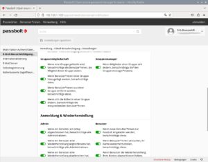 Abbildung 5: Auslöser für den Versand von E-Mails schalten Sie per Schieberegler ein oder aus.