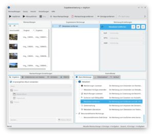 Abbildung 8: Das Entfernen von Metadaten funktioniert am besten mit der Stapelverarbeitungsfunktion von Digikam.