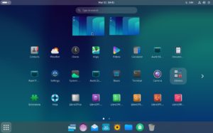 Abbildung 1: SDesk Linux &uuml;berzeugt durch ansprechende und moderne Optik.