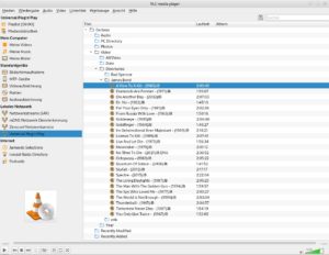 Abbildung 4: Der VLC-Mediaplayer entpuppt sich auch bei der Wiedergabe von entfernten Medien als wahres Allround-Talent.