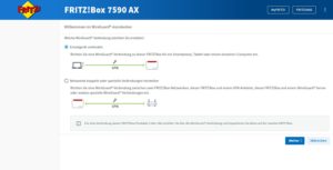 Abbildung 4: Einfacher geht es kaum: W&auml;hlen Sie in der Fritzbox-Konfiguration <span class="ui-element">Einzelger&auml;t verbinden</span>, ist das Setup so gut wie abgeschlossen.