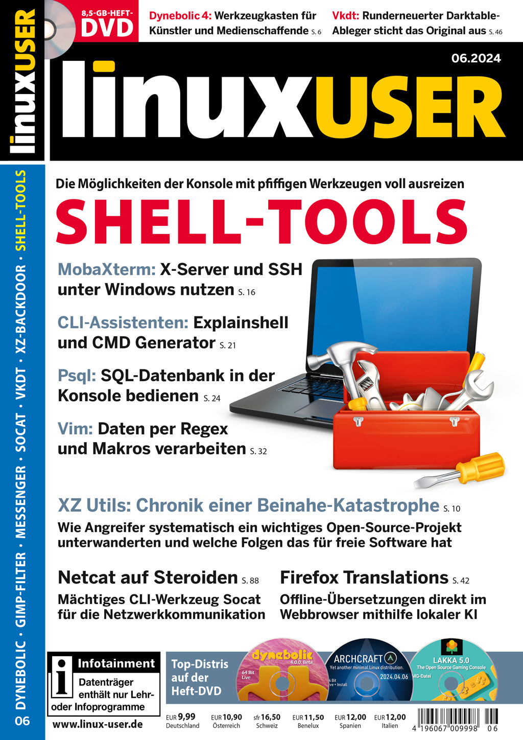 Heftcover LinuxUser 06/2024