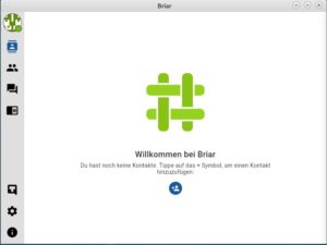 Abbildung 1: Modern und schlicht pr&auml;sentiert sich die Briar-Oberfl&auml;che.