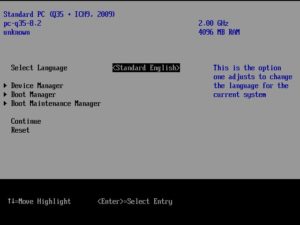 Abbildung 4: Findet UEFI kein startbares System, erscheint in der Regel ein Auswahlbildschirm. Der hilft aber nicht weiter, wenn das Bootloader-Binary verschwunden ist.