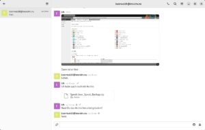 Abbildung 7: Ein kleines Vorh&auml;ngeschloss rechts unten im Programmfenster signalisiert die aktivierte Verschl&uuml;sselung.
