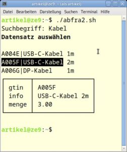 Abbildung 8: Der Ablauf des Skripts <code>abfra2.sh</code>.