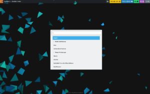 Abbildung 1: Die Statusleiste Waybar und der Anwendungsstarter Wofi gehören zu den nützlichsten Tools für Hyprland und andere Wayland-Compositors.