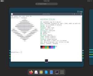 Abbildung 1: W&auml;hrend OpenSuse Leap meist mit einem gepflegten KDE-Desktop gl&auml;nzt, ist der Star von Leap&nbsp;15.6 der frische Gnome-45-Desktop.