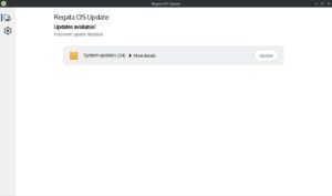 Abbildung 2: Regata OS kommt mit einem eigenen Update-Assistenten.