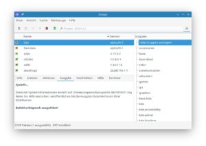 Abbildung 7: Abgesehen von Pacman lassen sich neue Pakete &uuml;ber den hauseigenen Installer Octopi installieren.