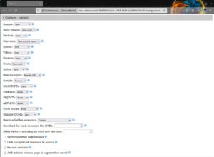 Abbildung 9: In WebScrapBook können Sie Inhalte vom Download ausnehmen.
