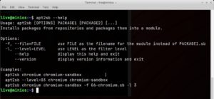Abbildung 6: Selbst gebaut: MiniOS kann aus Paketen aus den Debian-Repositories direkt ein Modul erzeugen.