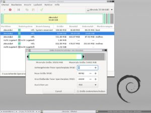 Abbildung 7: Bei der Partitionierung von Festplatten oder SSDs hilft das grafische Gparted. Der OpenSuse-Installer übernimmt vorher erstellte Partitionslayouts im <span class="ui-element">Experten-Partitionierer</span>.