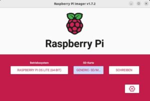 Abbildung 1: &Uuml;ber den Raspberry&nbsp;Pi Imager gelingt das Schreiben des Boot-Images mit wenigen Klicks.