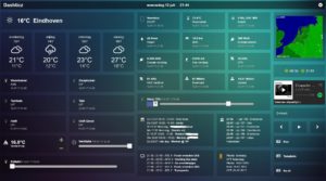 Abbildung 2: Die HTML-5-GUI Dashticz eignet sich beispielsweise f&uuml;r an der Wand befestigte Tablets.