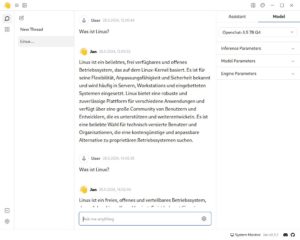 Abbildung 6: In Jan k&ouml;nnen Sie mehrere Dialoge simultan bearbeiten.