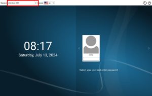 Abbildung 8: Bei dem als konsolenbasierte Container-Laufzeitumgebung konzipierten MicroOS l&auml;sst sich per Transactional Update ein grafischer Login-Screen nachr&uuml;sten.