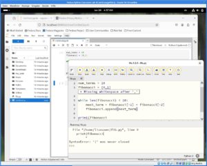 Abbildung 8: Fedora Python Classroom Lab bringt unter anderem die IDE JupyterLab und den Editor Mu mit.