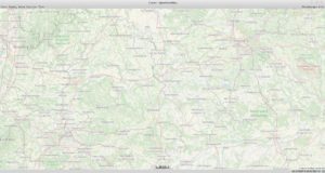 Abbildung 1: Das Programmfenster von Cruiser wirkt auf den ersten Blick wie eine aufgeschlagene Seite eines Atlas.