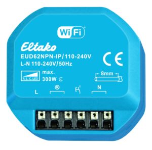 Abbildung 2: Der Eltako-Dimmer kommt im Versuchsaufbau als Matter-Ger&auml;t zum Einsatz.