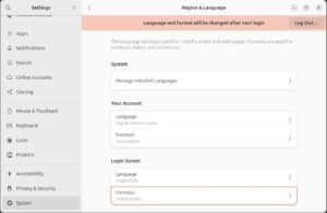 Abbildung 2: Wenn die Oberfläche teilweise englischsprachig erscheint, stellen Sie die Sprache auf Deutsch um.