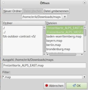 Abbildung 3: Offline verf&uuml;gbare Inhalte laden Sie mithilfe eines Dateimanagers in das Programm.