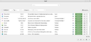 Abbildung 5: Bauh schl&auml;gt auf Wunsch Applikationen zur Installation vor.