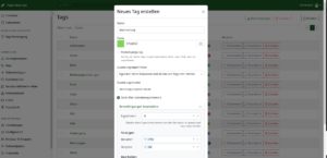 Abbildung 7: Beim Erstellen von Tags wählen Sie entweder die voreingestellte Automatik über die KI oder legen, wie im Bild, den Zuweisungsalgorithmus selbst fest. Darunter definieren Sie die Berechtigungen des Tags.