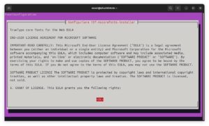 Abbildung 2: Die Microsoft-Core-Fonts sind nicht frei, man darf sie unter Linux aber kostenlos nutzen.