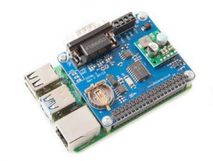Abbildung 2: Das PiCAN-3-Board erweitert den Raspberry Pi um einen CAN-Bus. Quelle: SK Pang Electronics
