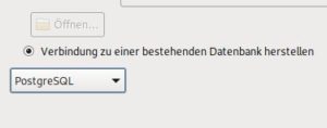 Abbildung 14: So geben Sie in LO&nbsp;Base die zu kontaktierende Datenbank an.