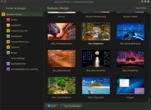 Abbildung 2: Das Erscheinungsbild des Desktops l&auml;sst sich detailliert anpassen.