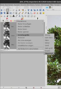 Abbildung 3: Das Anpassen der <span class="ui-element">Vorschaugr&ouml;&szlig;e</span> bringt nicht jeder Dialog mit. Die Vorschau sollte jedoch nicht zu klein ausfallen, damit Sie im praktischen Einsatz einen Vorteil daraus ziehen.