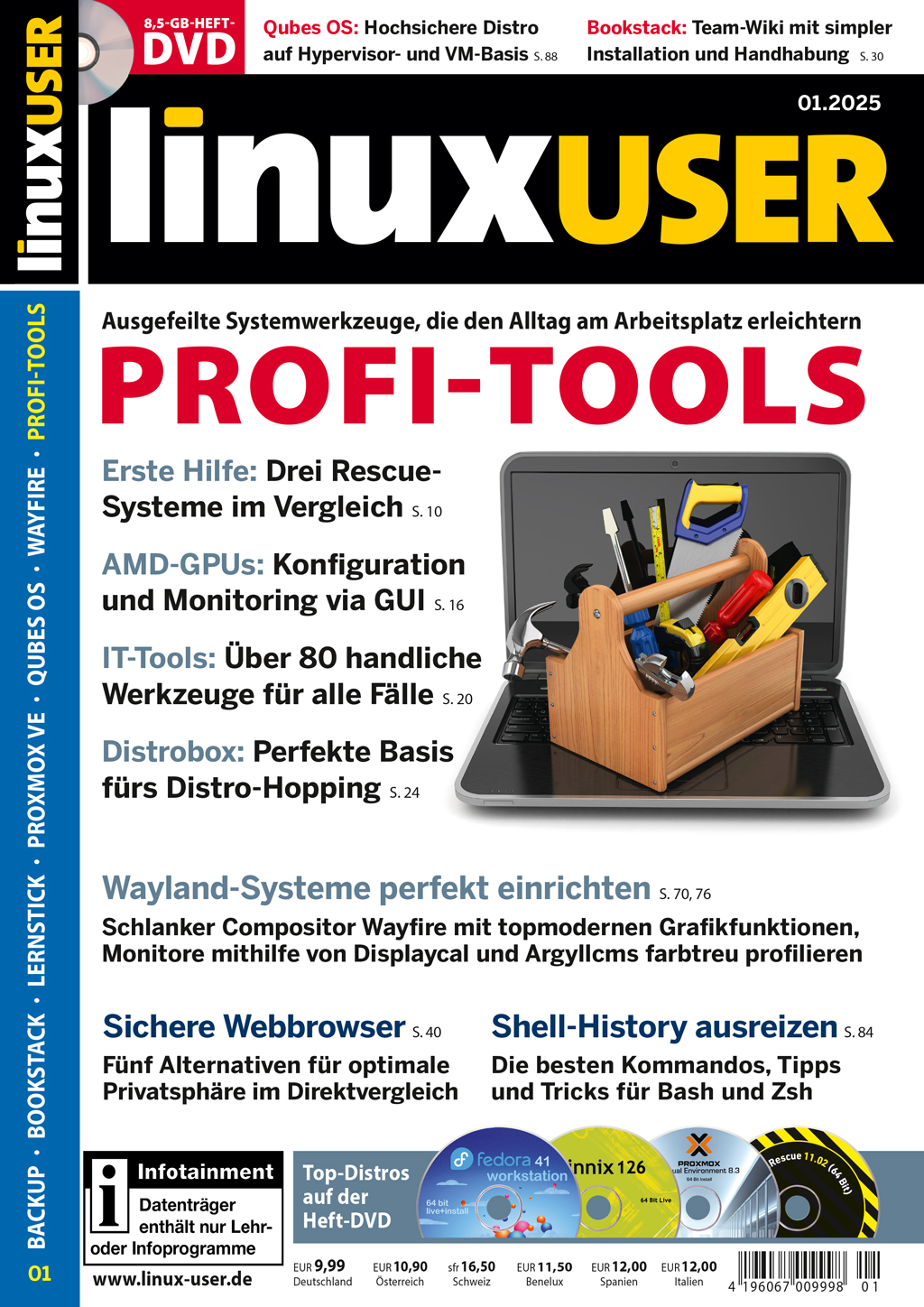 Heftcover LinuxUser 01/2025