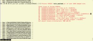 Abbildung 3: Diese Meldung im System-Journal entstand bei einem Absturz des KDE-Window-Managers.