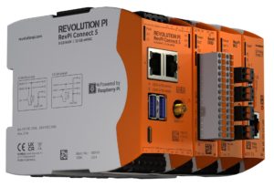 Abbildung 5: RevPi Connect&nbsp;5 mit weiteren Baugruppen. Quelle: Kunbus